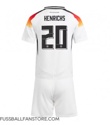 Deutschland Benjamin Henrichs #20 Replik Heimtrikot Kinder EM 2024 Kurzarm (+ Kurze Hosen)